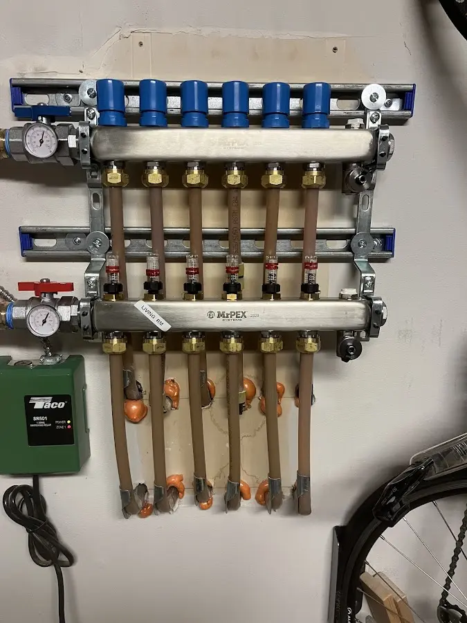 Plumber performing Gas Line Installation at a residential property in Texarkana